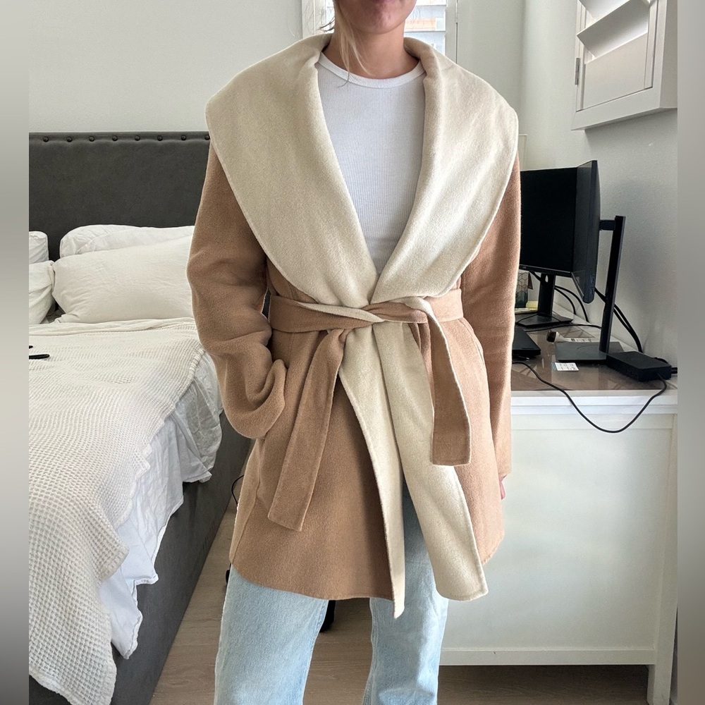 Joie Wool Belted Coat XS